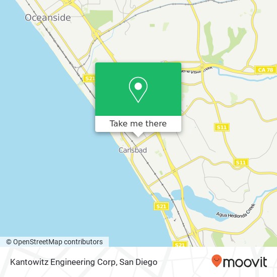 Kantowitz Engineering Corp map