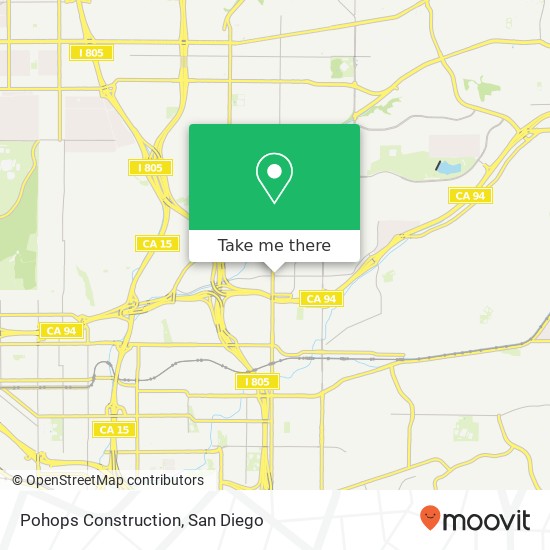 Pohops Construction map