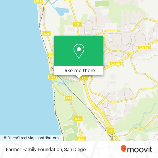 Mapa de Farmer Family Foundation