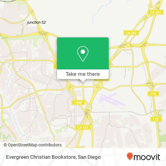 Mapa de Evergreen Christian Bookstore