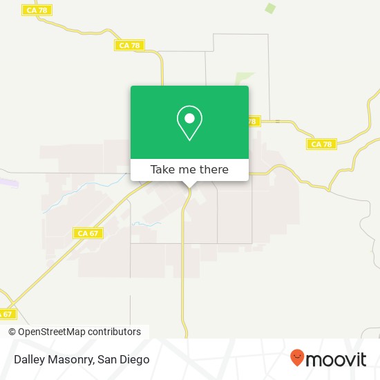 Dalley Masonry map