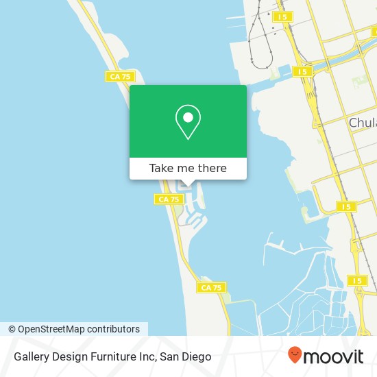 Gallery Design Furniture Inc map