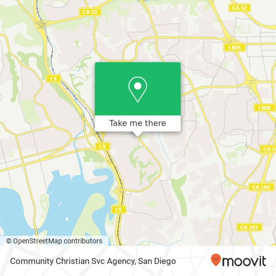 Mapa de Community Christian Svc Agency