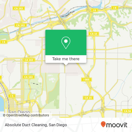 Mapa de Absolute Duct Cleaning