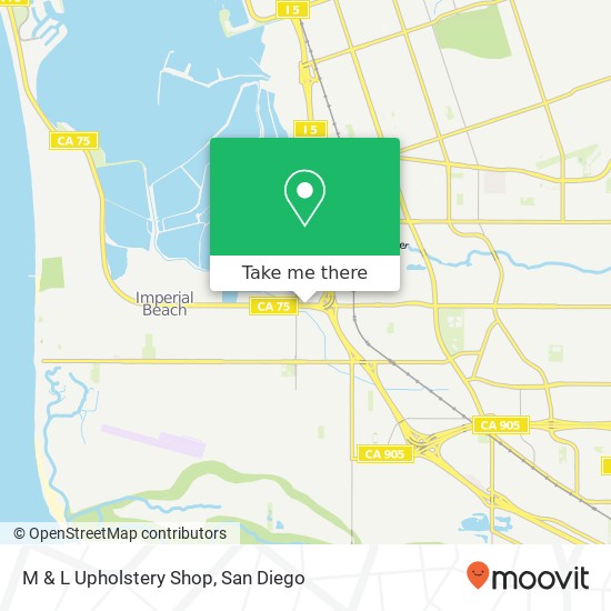 M & L Upholstery Shop map