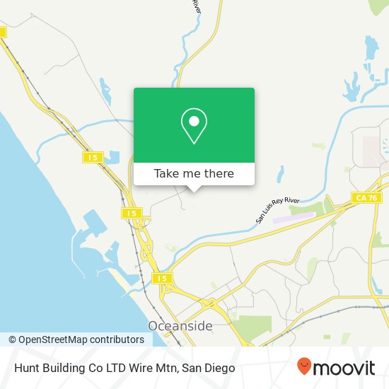 Mapa de Hunt Building Co LTD Wire Mtn