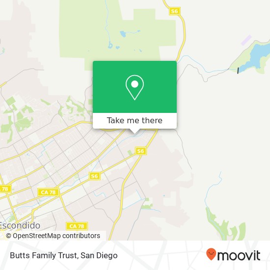 Butts Family Trust map