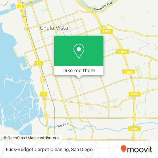 Fuss-Budget Carpet Cleaning map