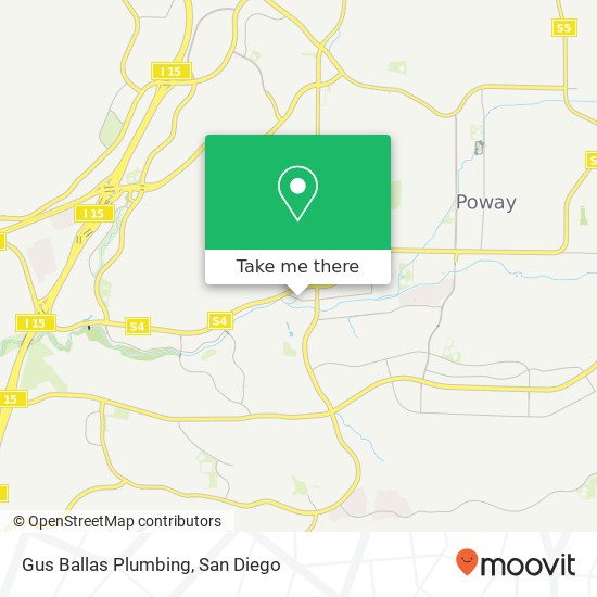 Mapa de Gus Ballas Plumbing