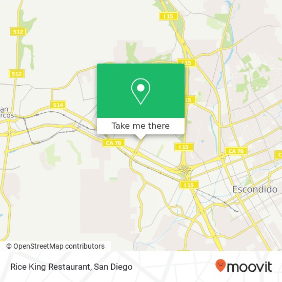 Mapa de Rice King Restaurant