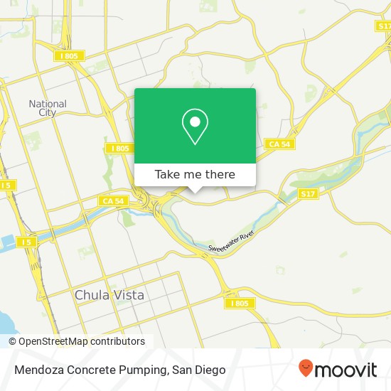 Mendoza Concrete Pumping map