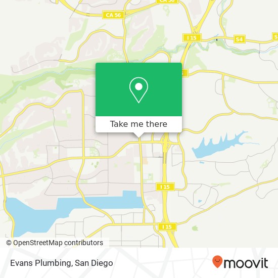 Evans Plumbing map