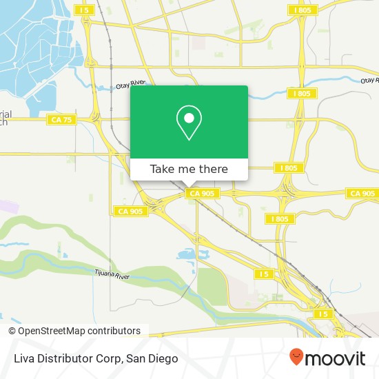 Liva Distributor Corp map