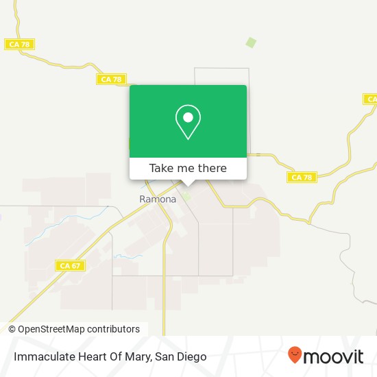 Mapa de Immaculate Heart Of Mary