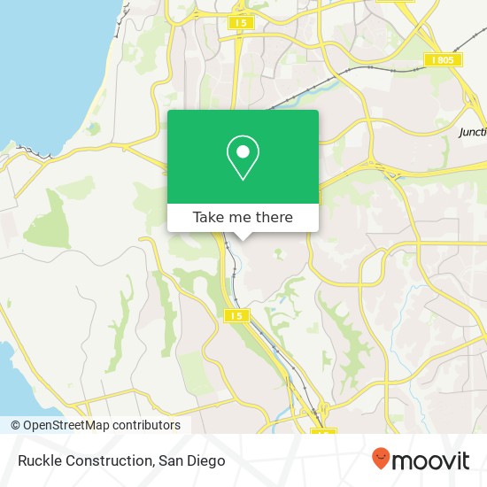 Ruckle Construction map