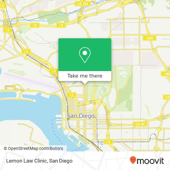 Lemon Law Clinic map