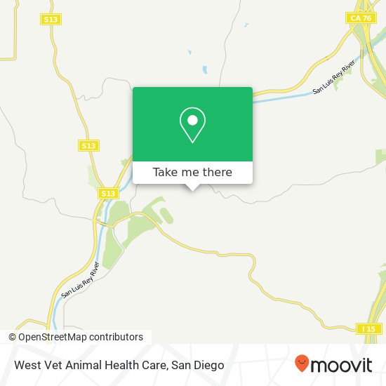 West Vet Animal Health Care map