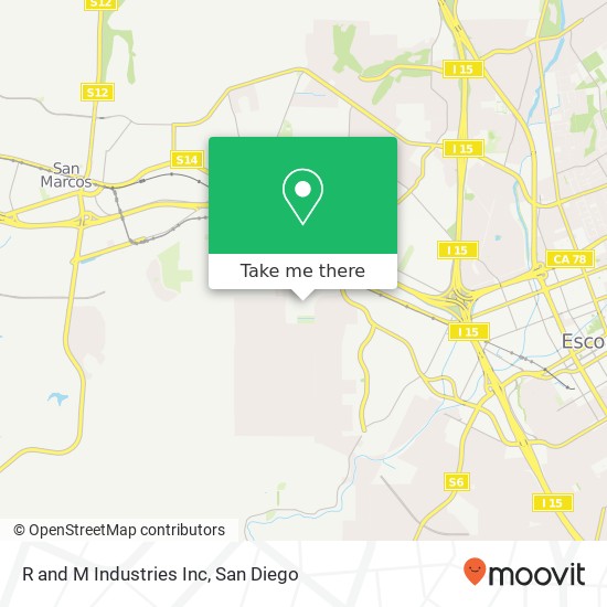 Mapa de R and M Industries Inc