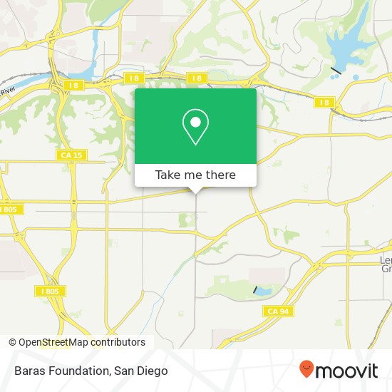 Baras Foundation map
