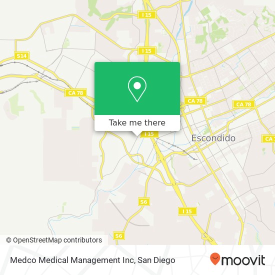 Mapa de Medco Medical Management Inc