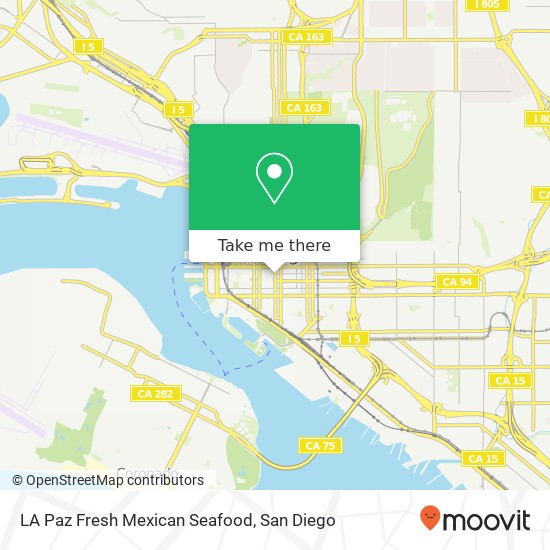 LA Paz Fresh Mexican Seafood map