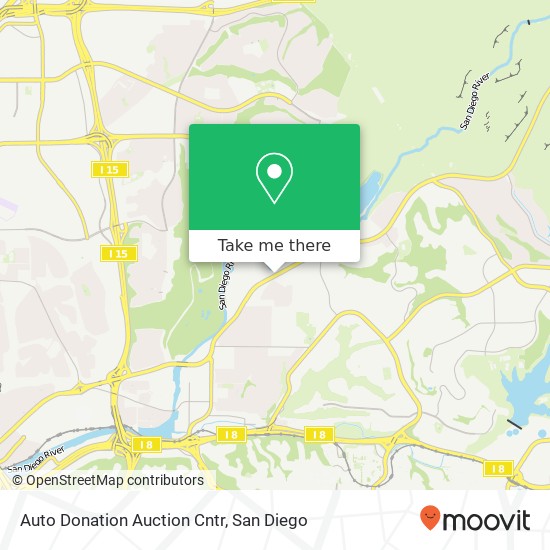 Mapa de Auto Donation Auction Cntr