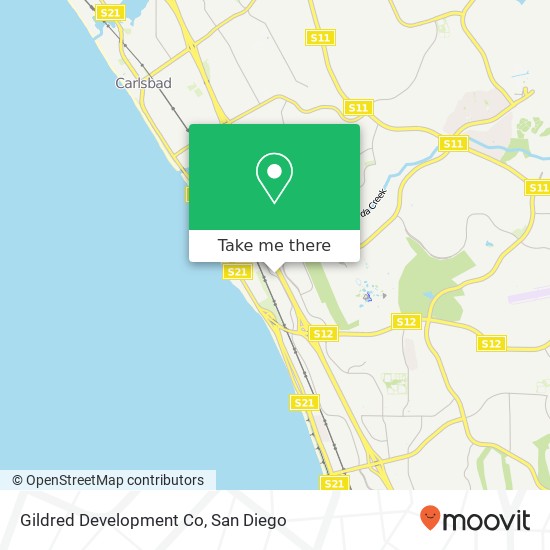 Gildred Development Co map