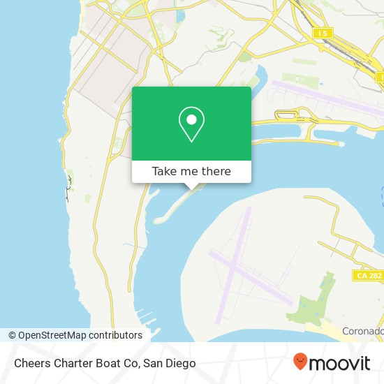 Mapa de Cheers Charter Boat Co
