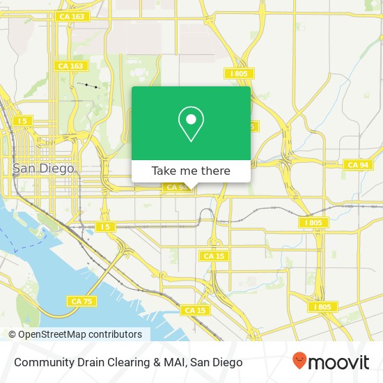 Community Drain Clearing & MAI map