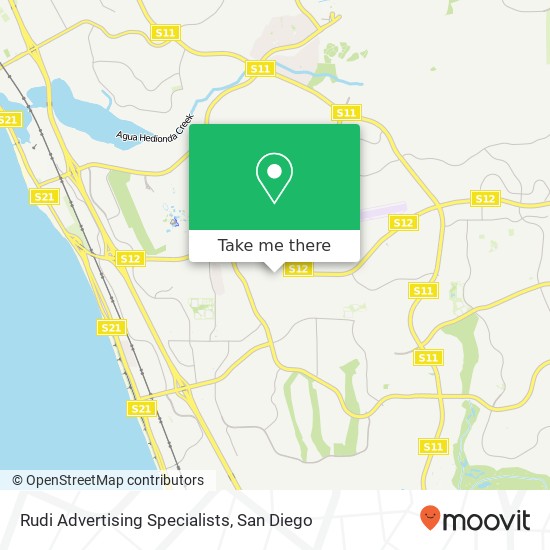 Rudi Advertising Specialists map