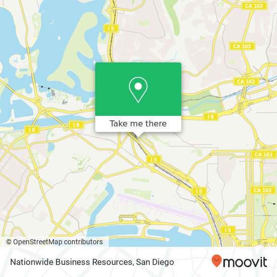 Nationwide Business Resources map