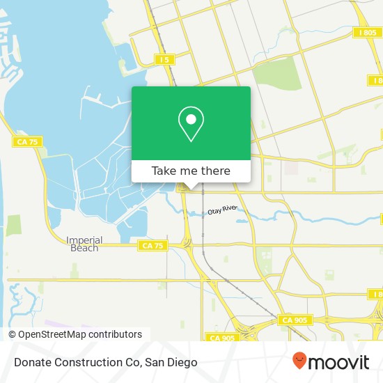 Donate Construction Co map