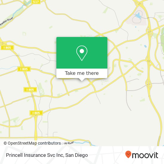 Princell Insurance Svc Inc map