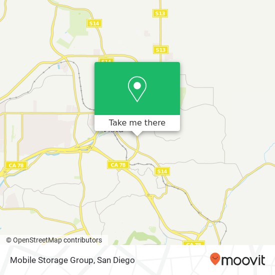 Mobile Storage Group map