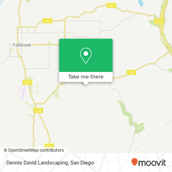 Mapa de Dennis David Landscaping