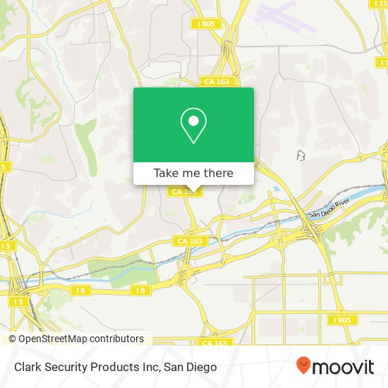 Clark Security Products Inc map