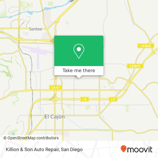 Mapa de Killion & Son Auto Repair