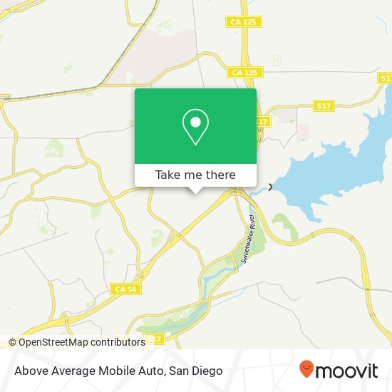 Above Average Mobile Auto map