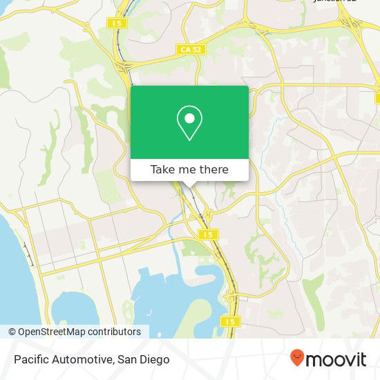 Pacific Automotive map