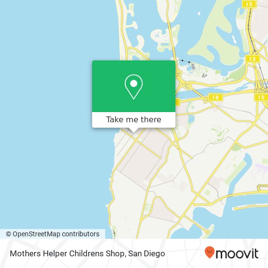 Mothers Helper Childrens Shop map