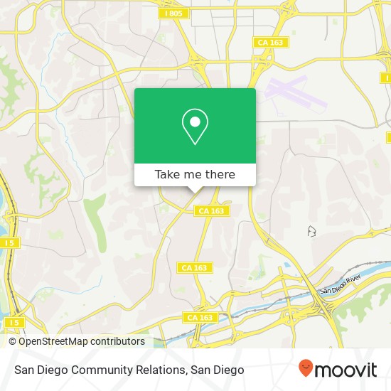 San Diego Community Relations map