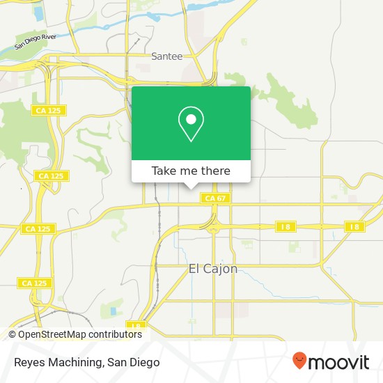 Reyes Machining map