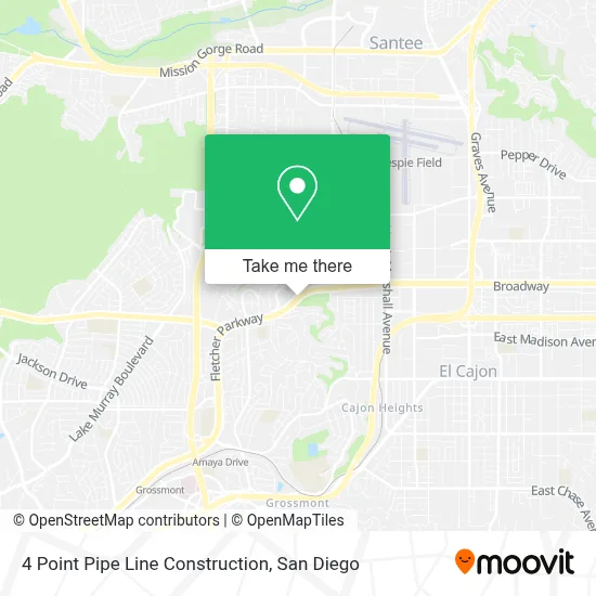 4 Point Pipe Line Construction map