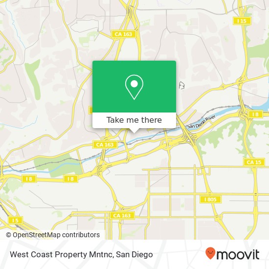 West Coast Property Mntnc map