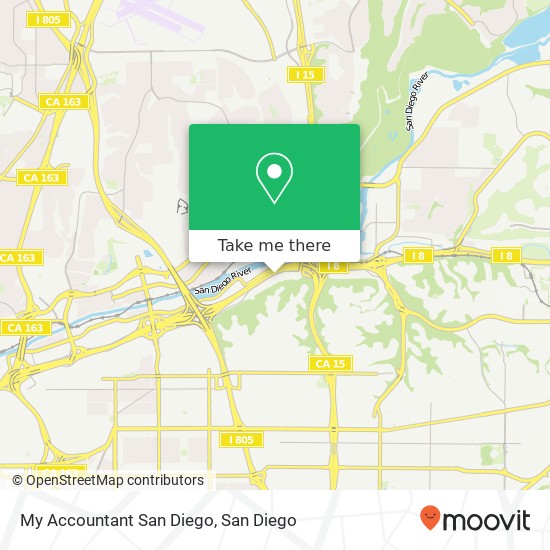 My Accountant San Diego map