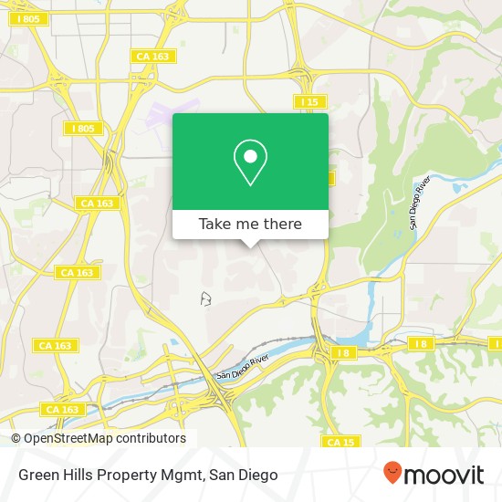 Green Hills Property Mgmt map
