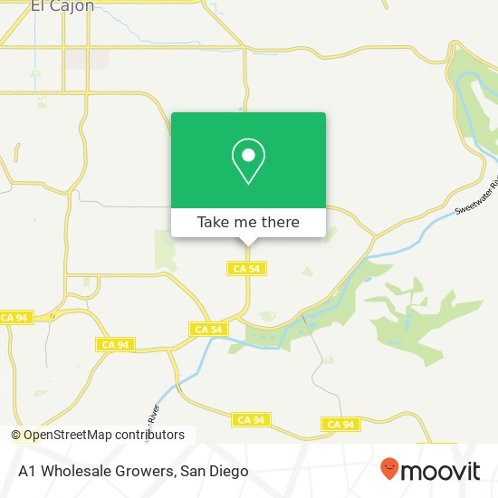 A1 Wholesale Growers map