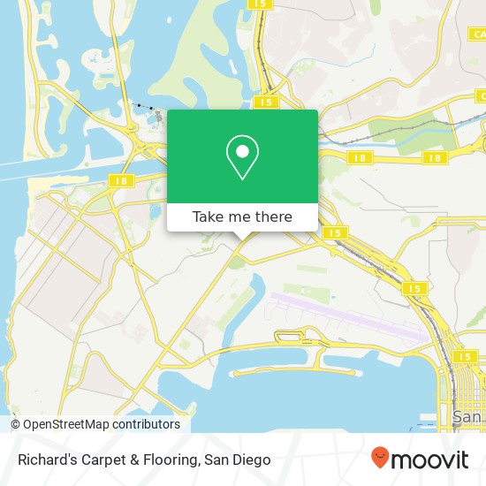 Richard's Carpet & Flooring map