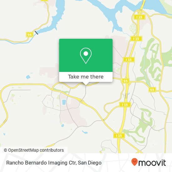 Rancho Bernardo Imaging Ctr map