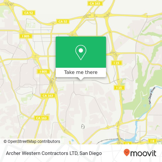 Mapa de Archer Western Contractors LTD